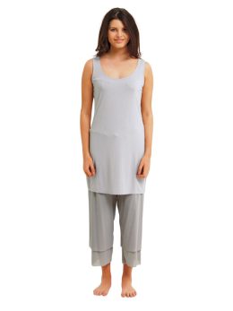 Madison Sleeveless Dress - Silver