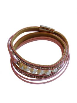 Pearl Bracelet - Pink