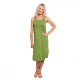 Green Bamboo Midi Dress