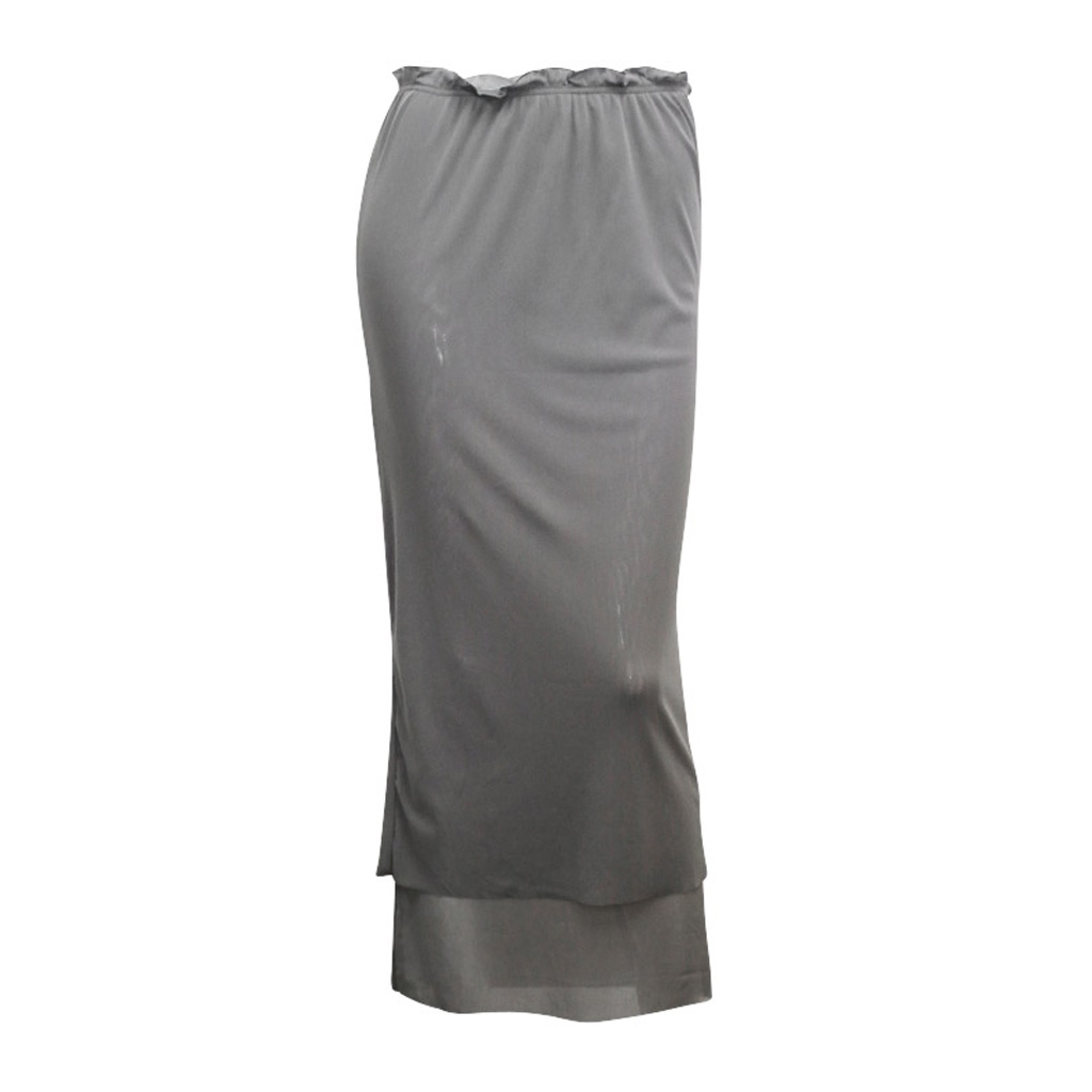 Rosie Grey Net Double Layer Skirt - Queen Of Everything