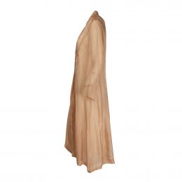 Tan Duster Silk Coat