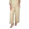 Ivory Silk Pant Full Length