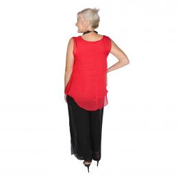 Red Amelia Top Tank