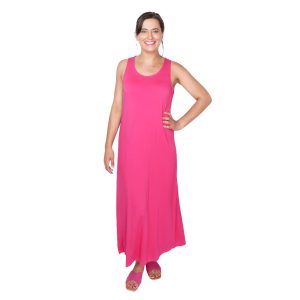 Fuchsia Bamboo Maxi