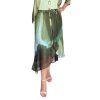 Summer Storm Silk Wrap Skirt