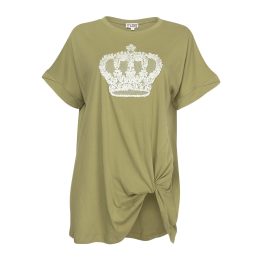 Khaki Tatiana Twist Top