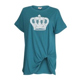 Teal Tatiana Twist Top