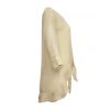 Ivory Wanda Tie Silk Jacket 3/4 Sleeve