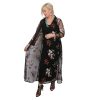 Teal Cascade Regina Duster Coat