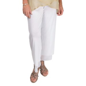 White Rosie Full Lenght Pant